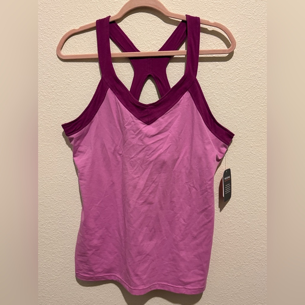 Women’s Two-Tone Pink Performance Tank Top